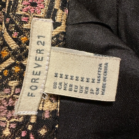 DONATED ❌Forever 21, Brocade Micro Miniskirt - Picture 3 of 6